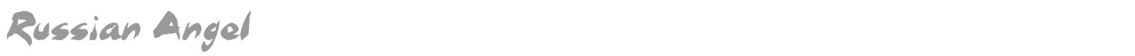 Russian Angel font preview